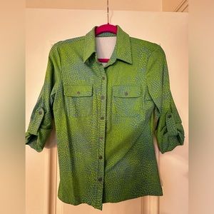 EUC J. McLaughlin butting down blouse.